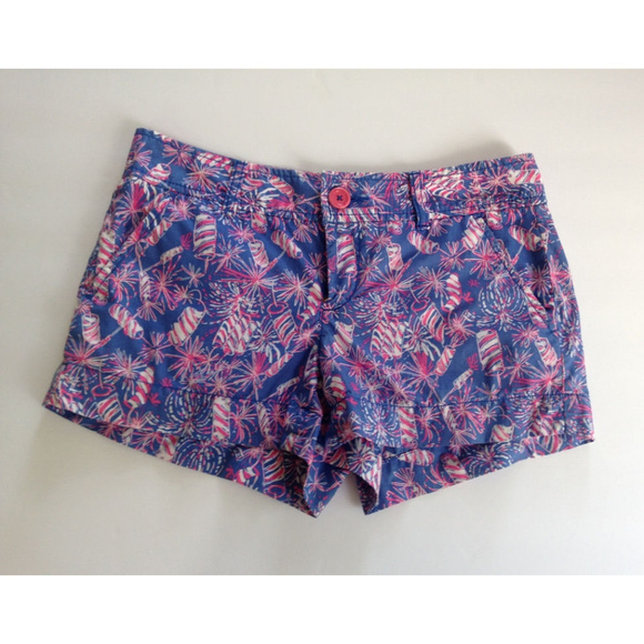 Lilly Pulitzer HG firecracker Cherry Bomb shorts - Picture 2 of 4